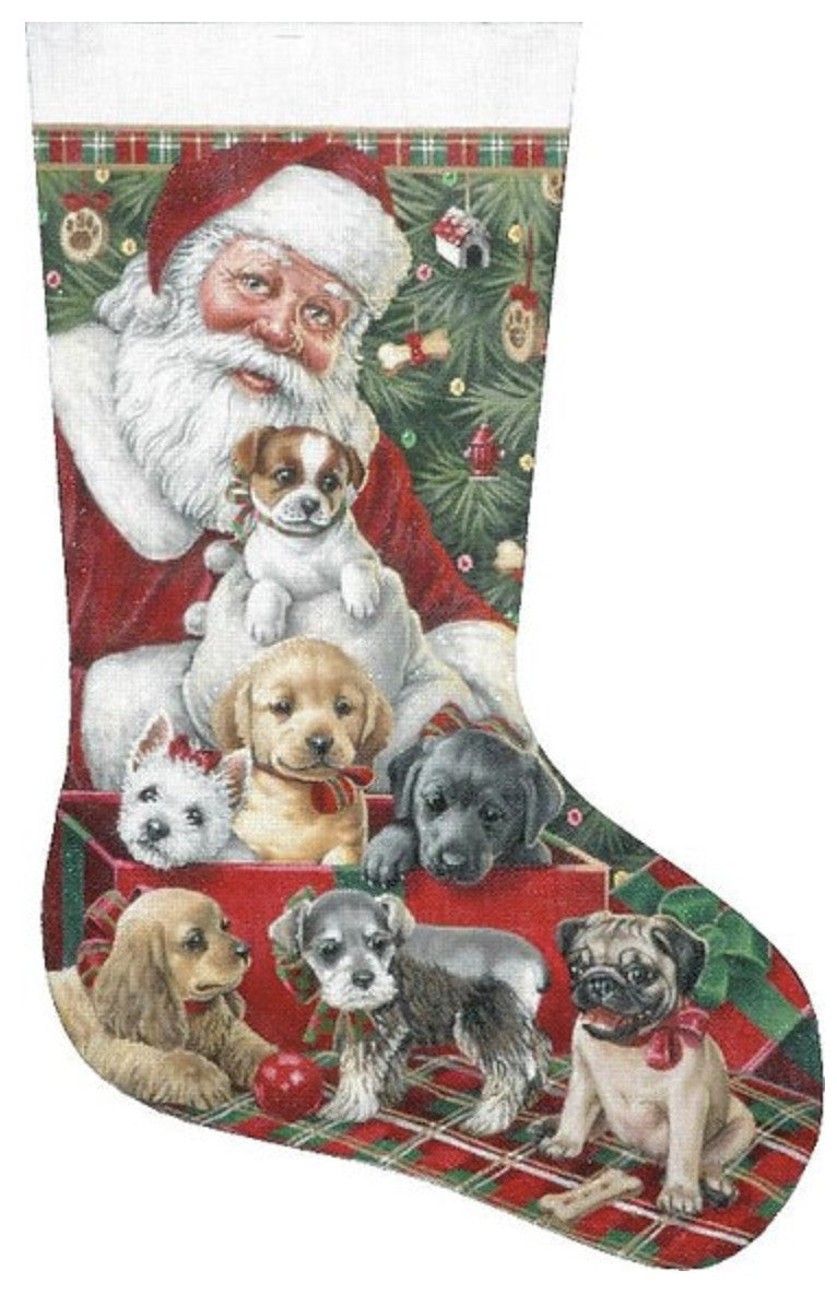 TTAXS364 - Christmas Puppies Stocking