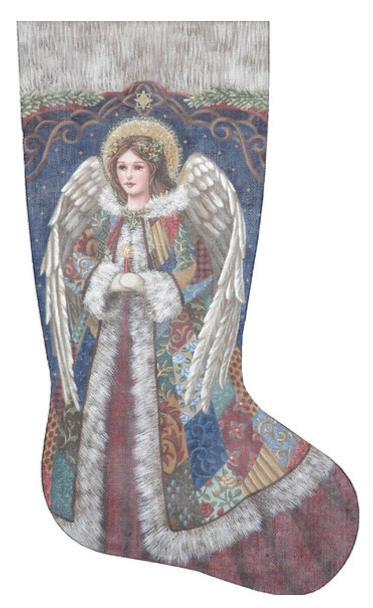 TTAXS403 - Patchwork Angel Stocking