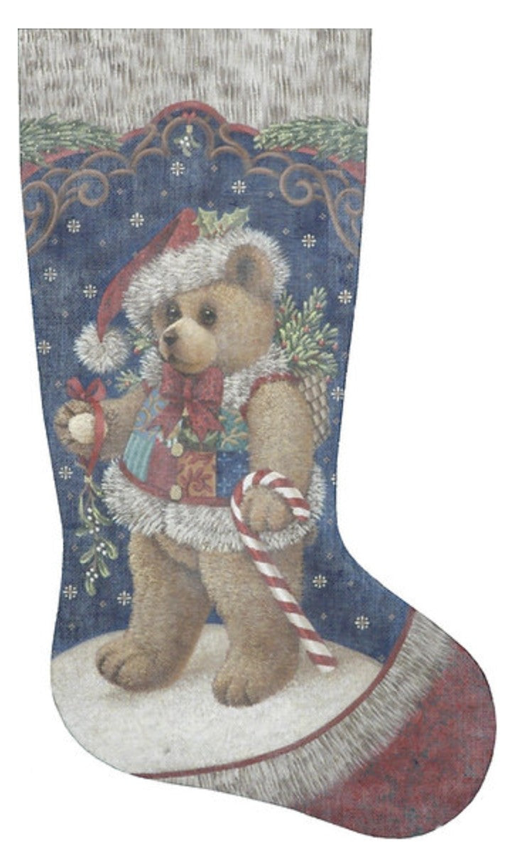 TTAXS405 - Patchwork Teddy Stocking