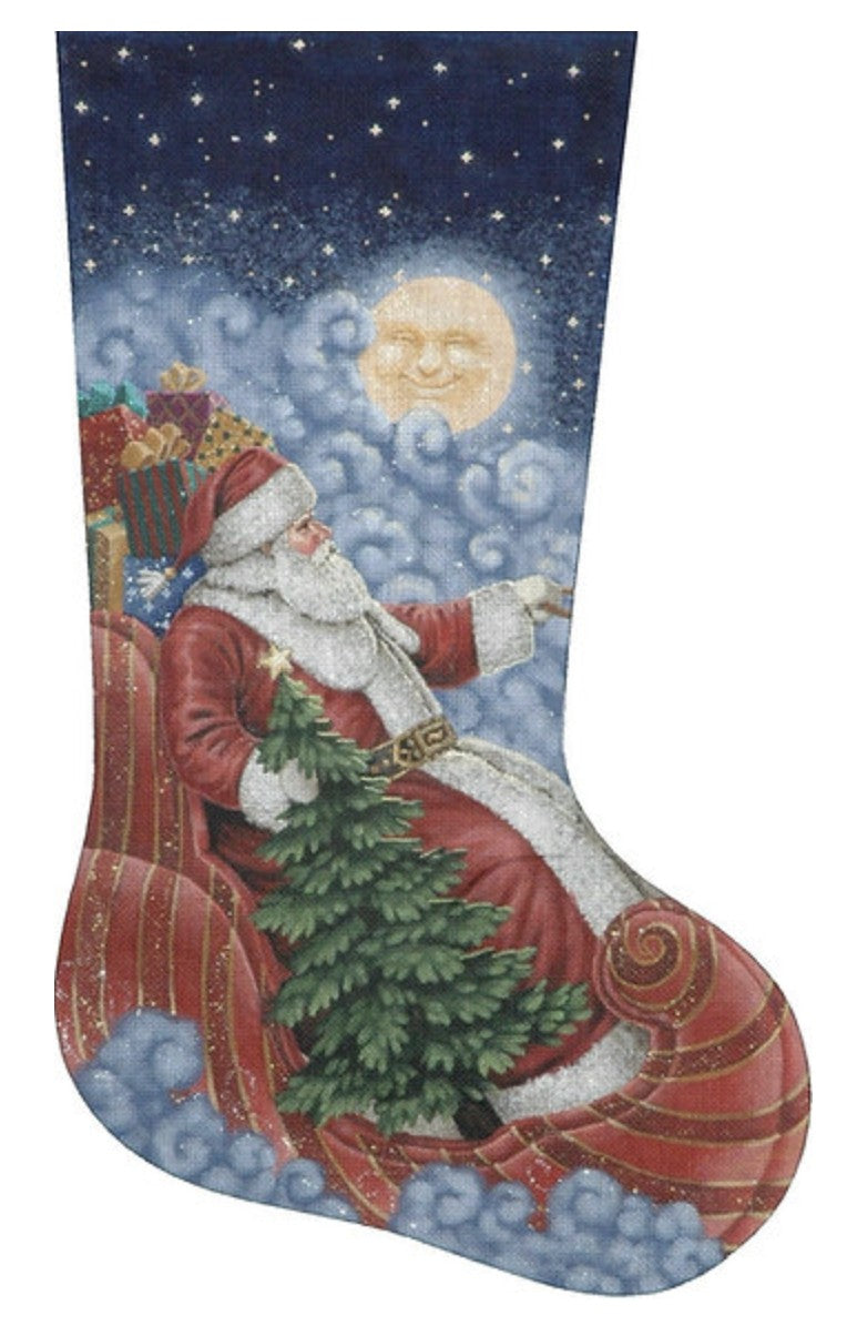 TTAXS421 - Moonlit Santa Stocking