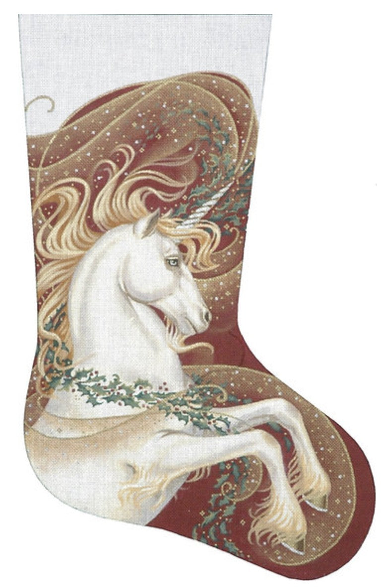 TTAXS422 - Christmas Unicorn Stocking