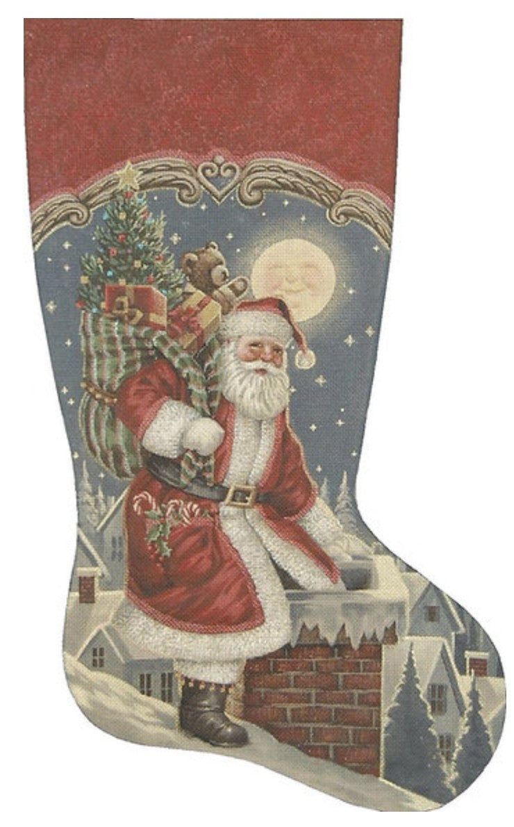 TTAXS427 - Santa Sneaks In Stocking