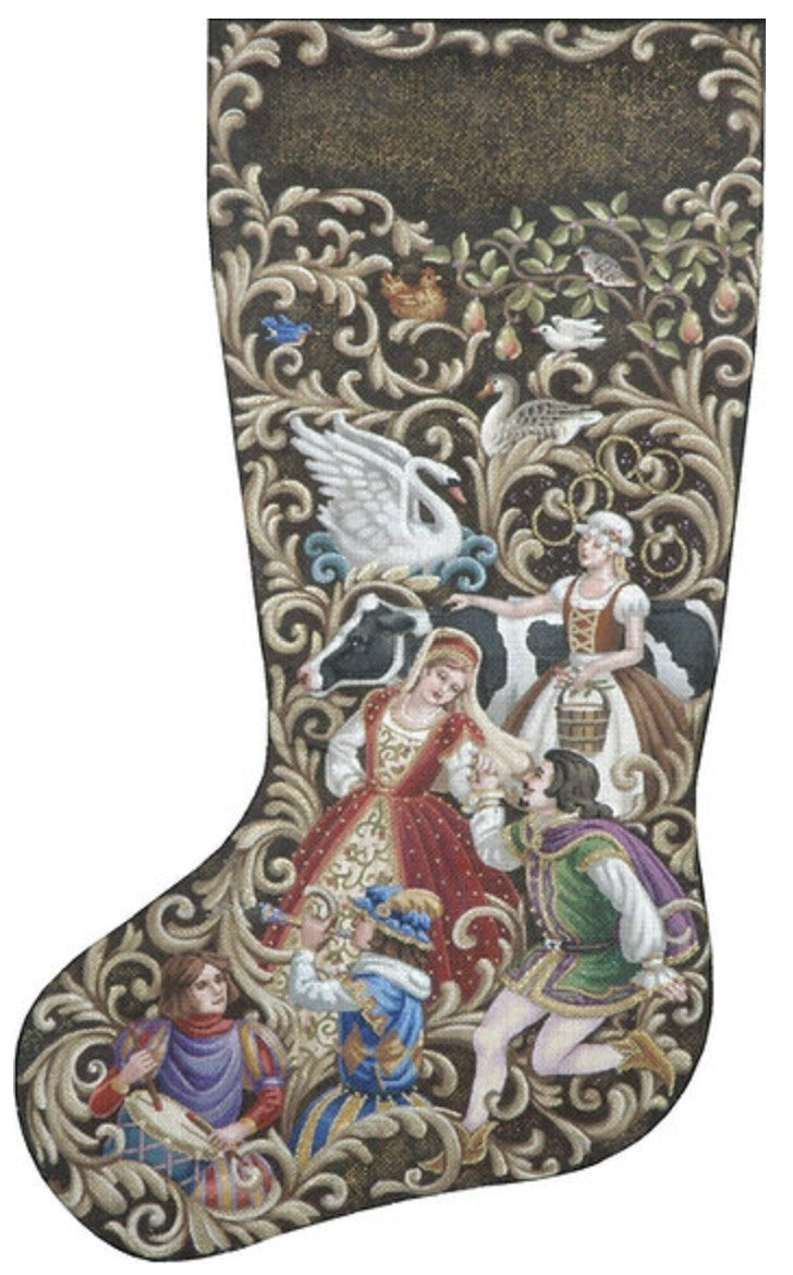 TTAXS435 - 12 Days of Christmas Stocking