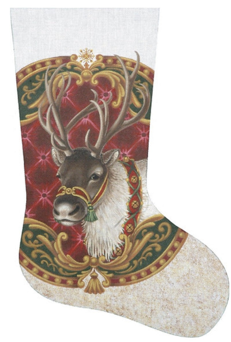 TTAXS437 - Reindeer Portrait Stocking