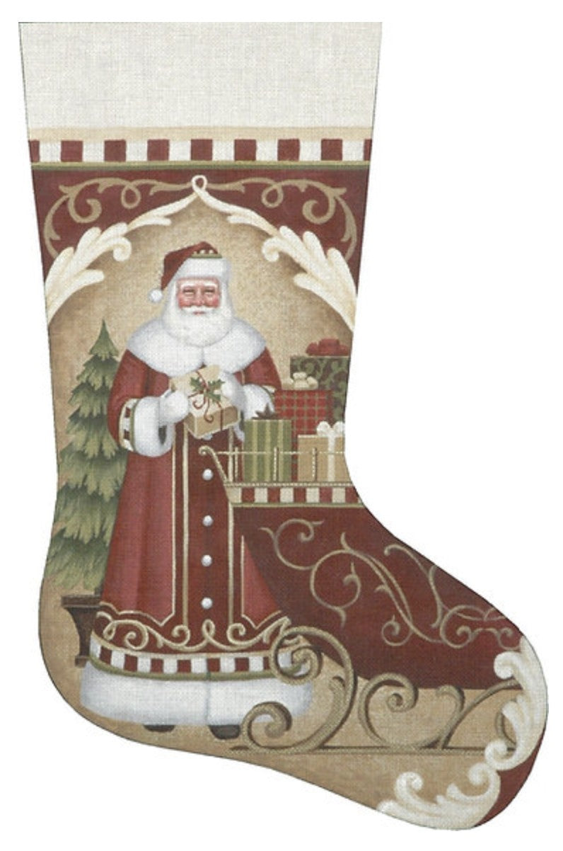 TTAXS448 - Santa's Red Sleigh Stocking