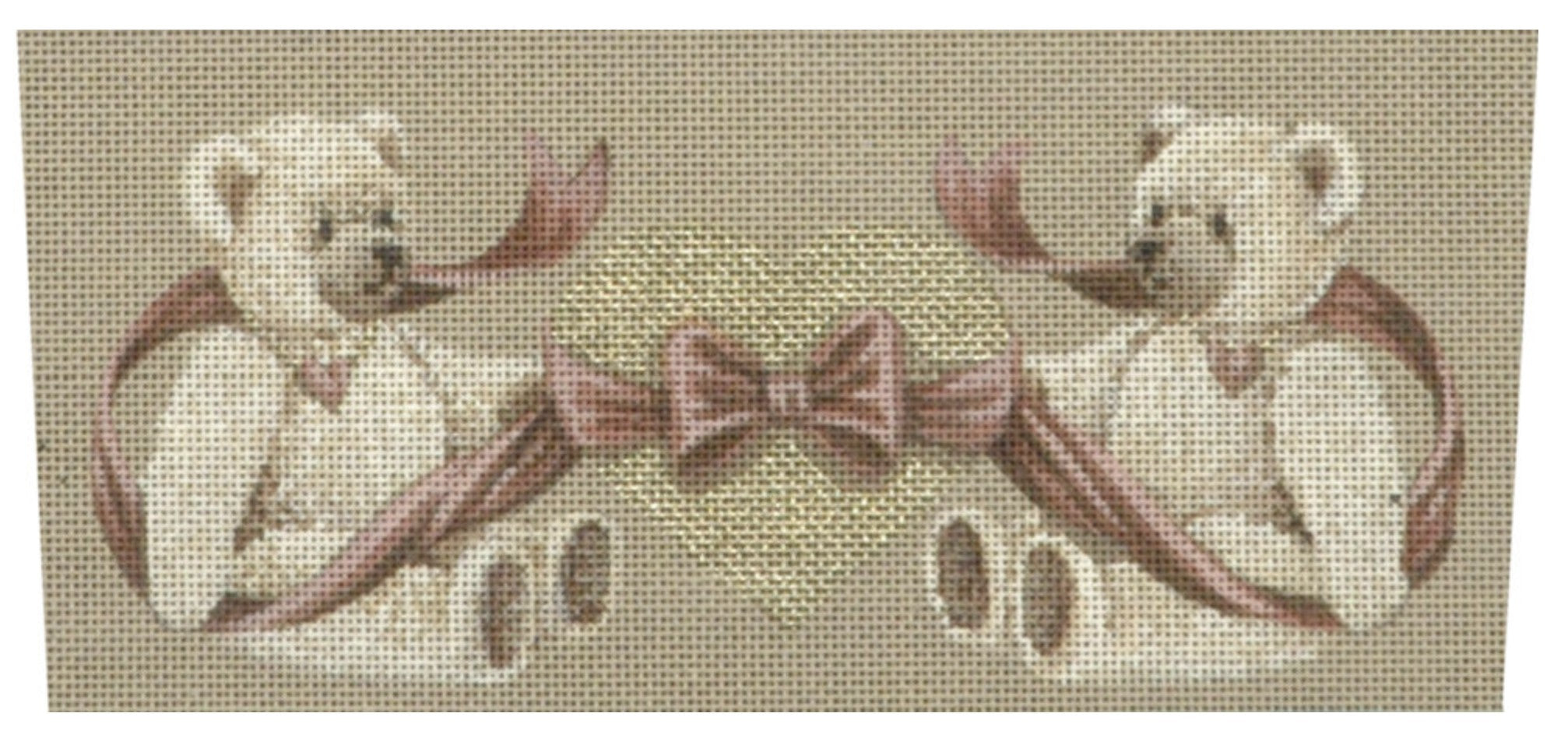 TTST102 - Ivory Bear Stocking Cuff