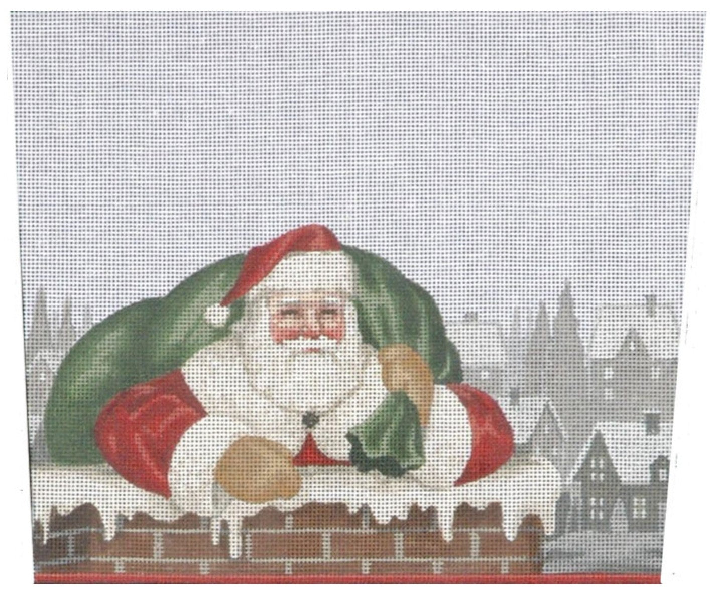 TTST109 - Chimney Santa Stocking Cuff