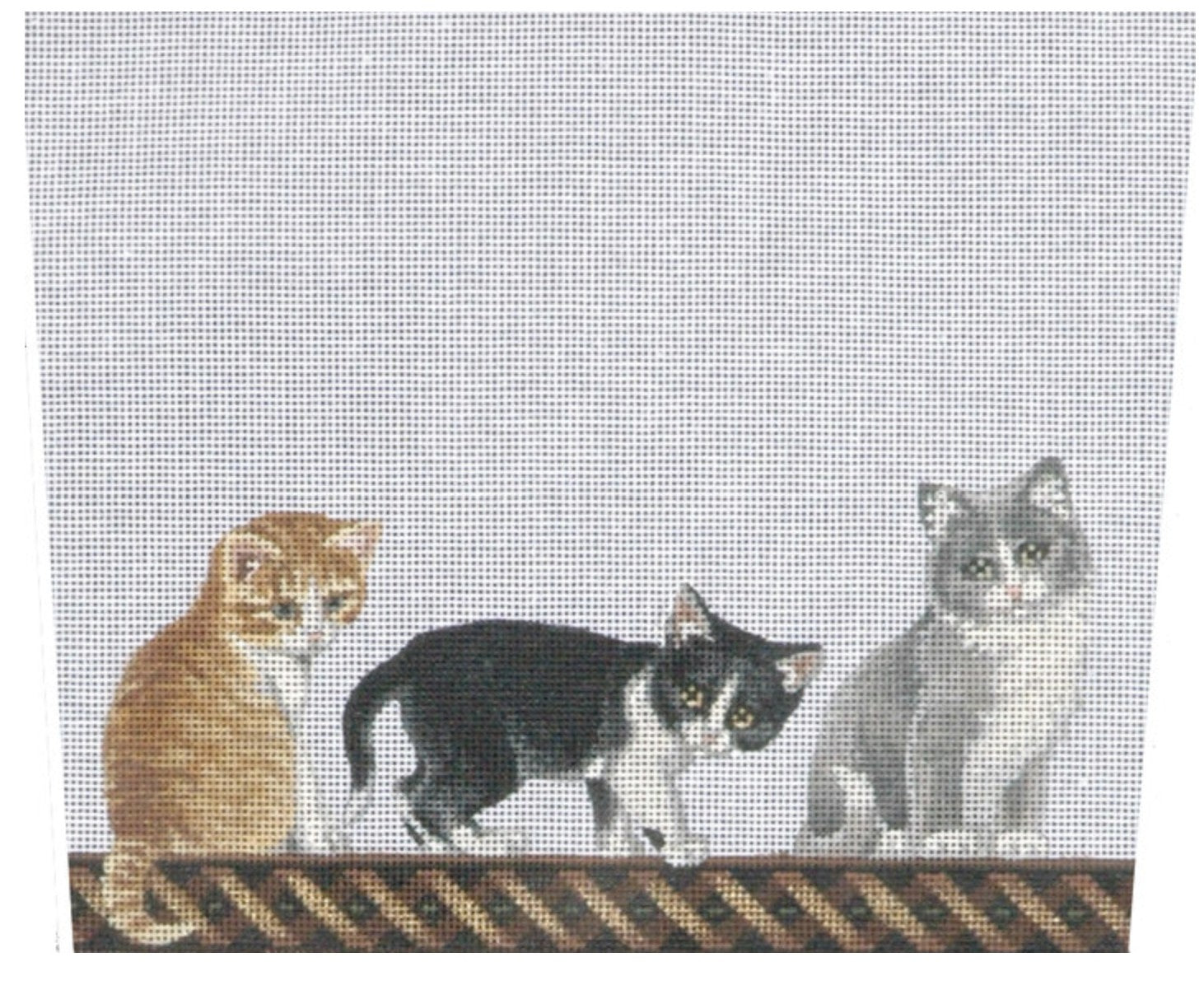 TTST112 - Three Kittens Stocking Cuff