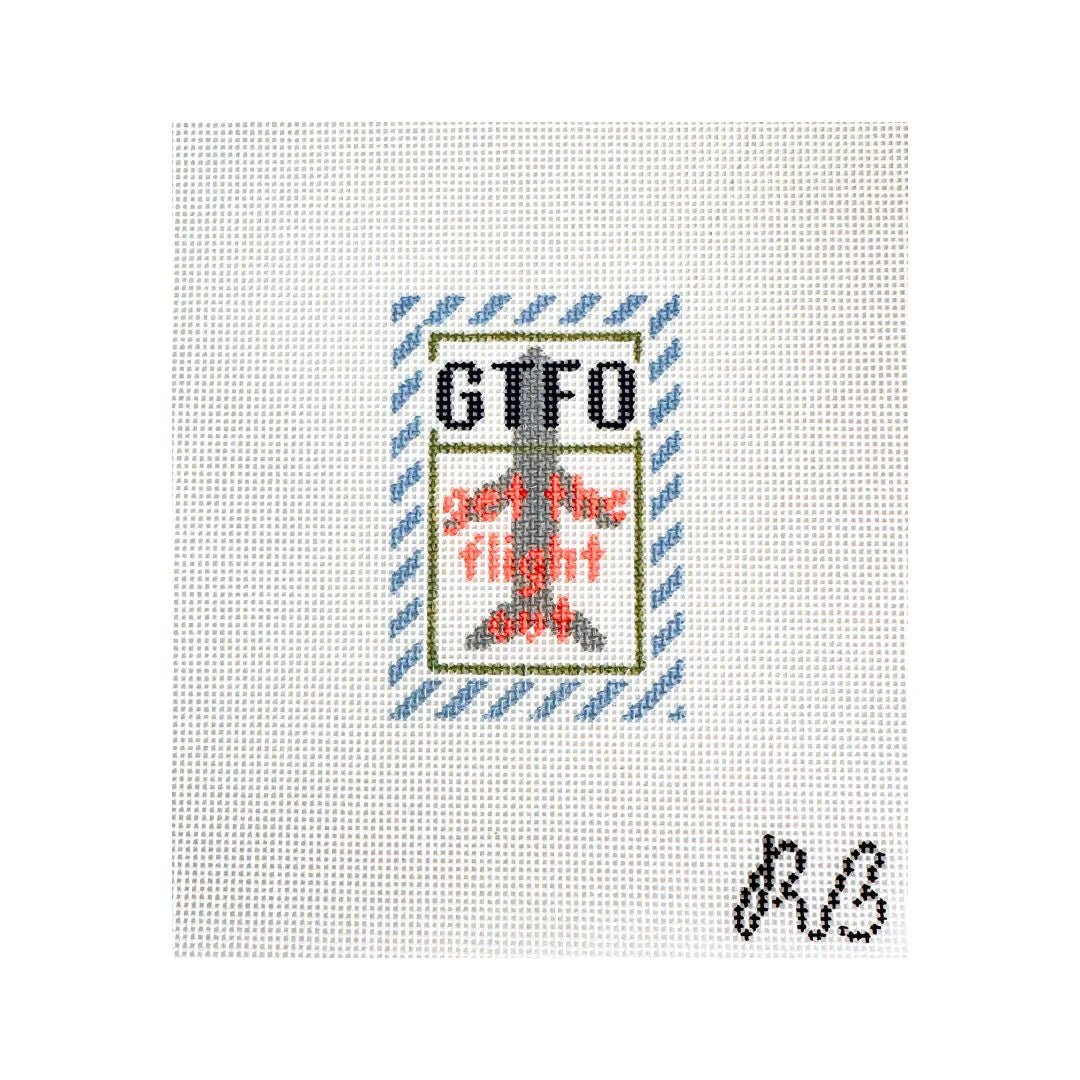 RB - Get the Flight Out Blue Border Insert