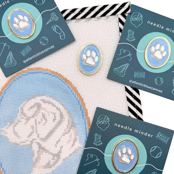 Paw Print Cameo - Needle Minder
