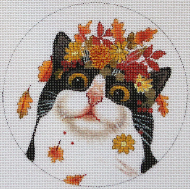 VM1719o - Autumn Cat Ornament