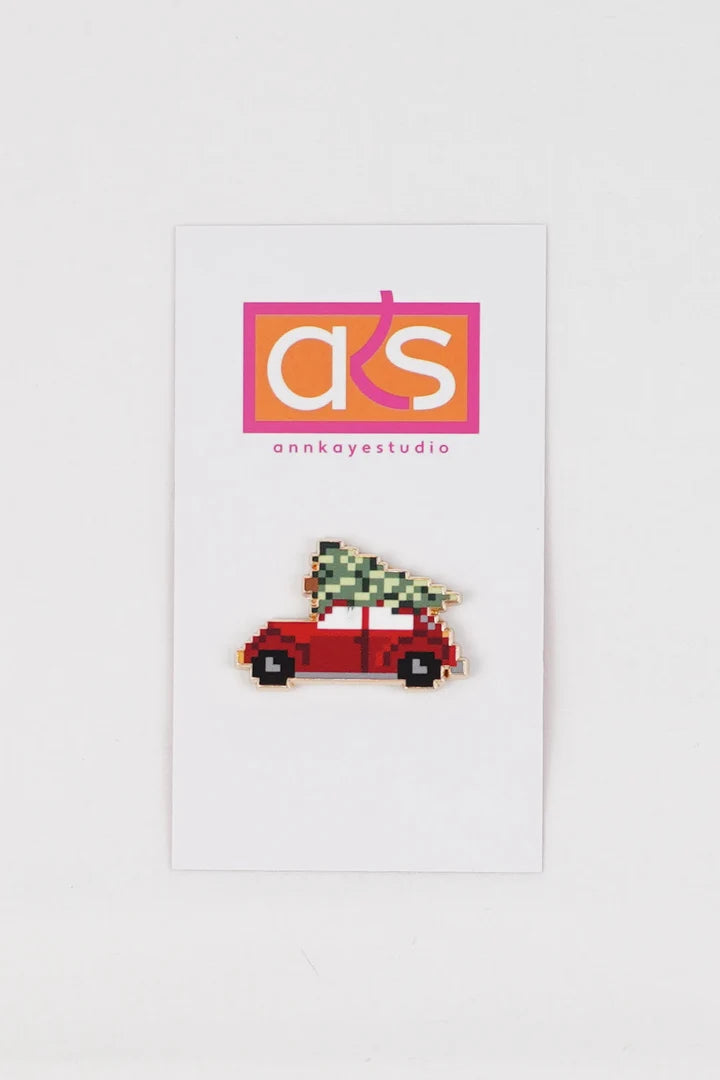 NM36 - VW with Christmas Tree Needleminder