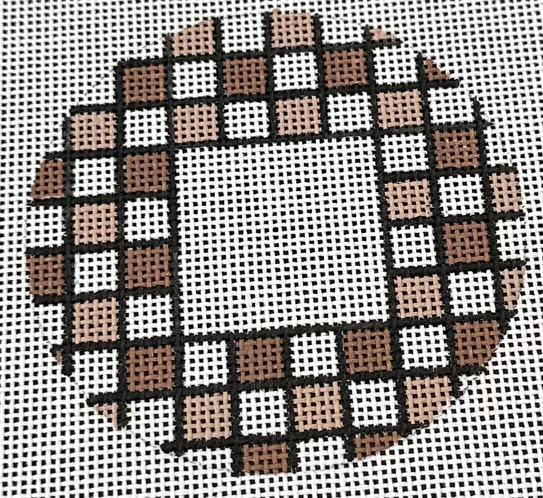 WG11417 - Checkered Round Ornament