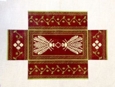 WG11648B - Napoleon's Bee Brick - Aubergine and Lime