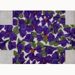 WG11714 - Violets in Ivory Brick