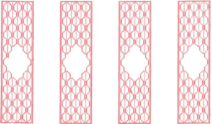 WG11754 - Rose Scallop Napkin Rings