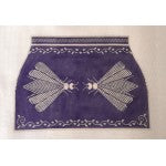 WG11946 - 4 pc Napoleon's Bees Pouch Purse - Purple