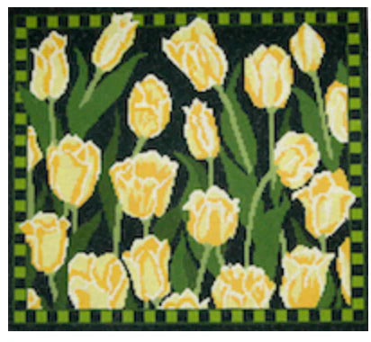 WG12013 - Yellow Tulip Pillow