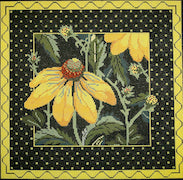 WG12033 - Yellow Echinacea 12" Pillow