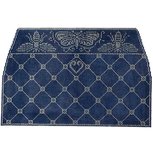 WG12142 - Palo Alto 3 pc Purse Royal and Silver