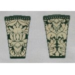 WG12353 - Royal Damask Scissor Case - Green