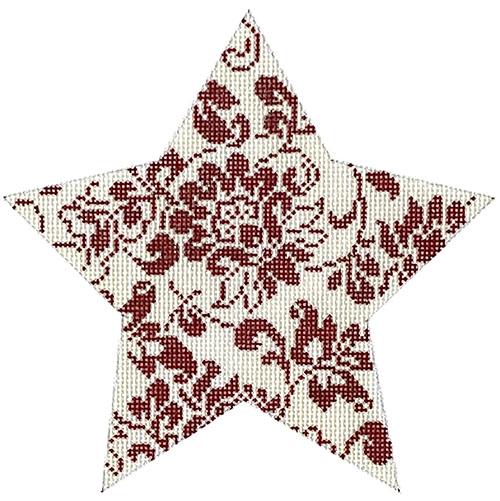 WG12522 - Bills's Star - Red and Ivory