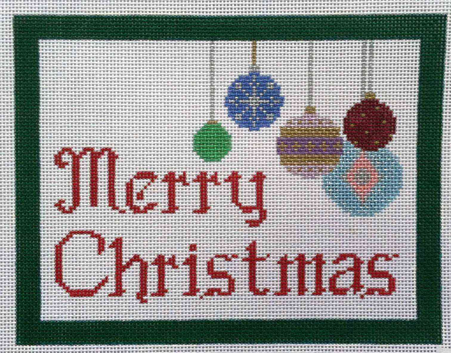 WS696 - Merry Christmas Ornaments
