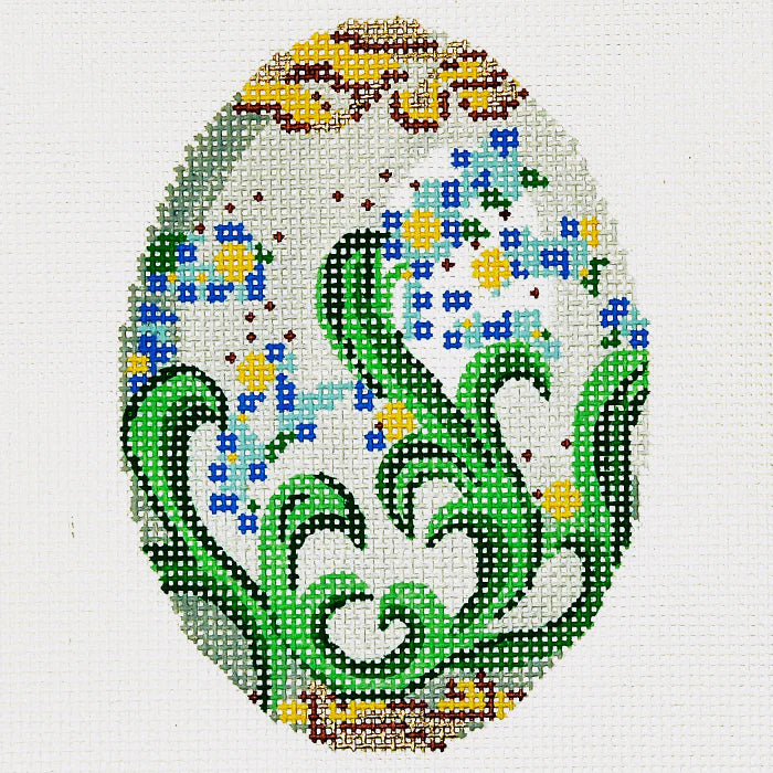 XM401 - Faberge Egg - Spring Flowers