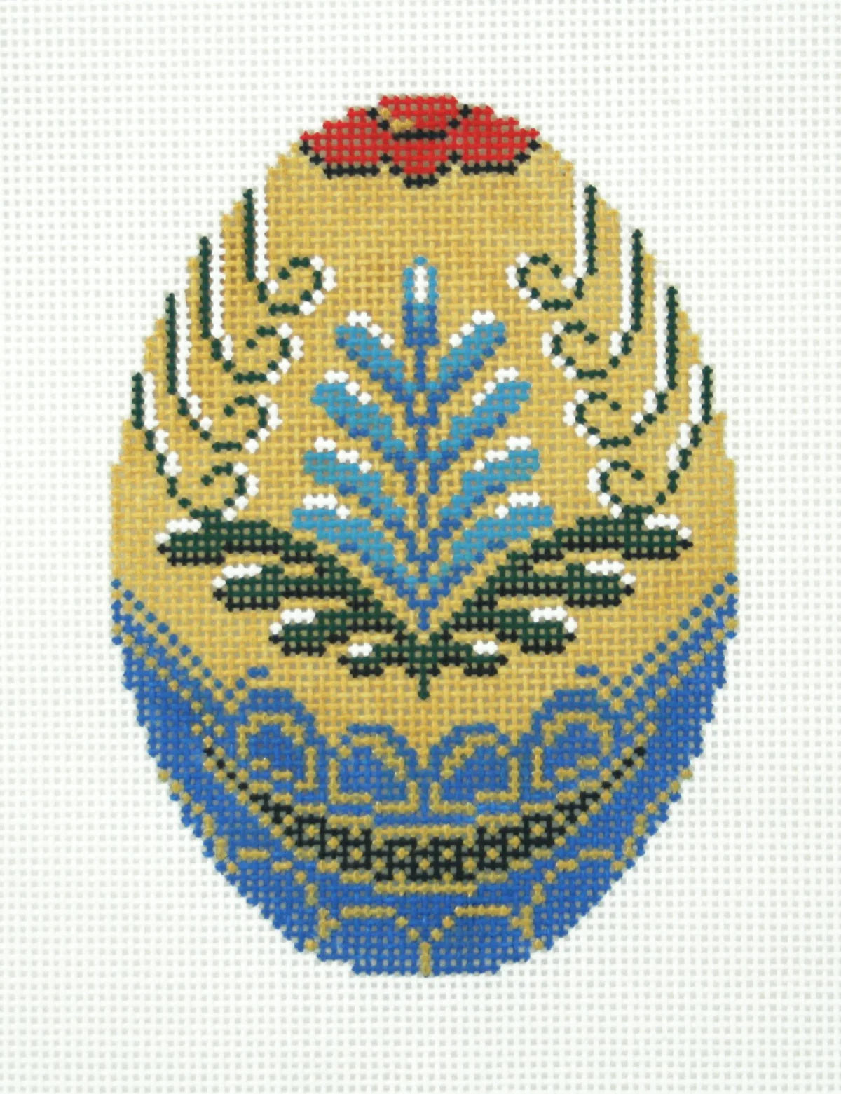 XM499 - Faberge Egg - Emblem on Yellow and Blue