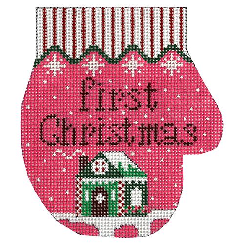 XO-146A - First Christmas Mitten - Girl