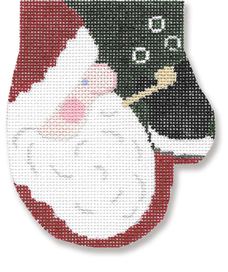 LM-XO27 - Santa with Pipe - Mitten Shape