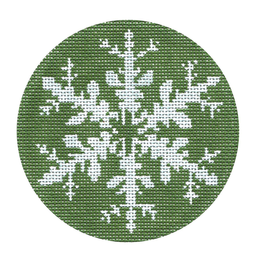 LM-XO47 - Snowflake on Green
