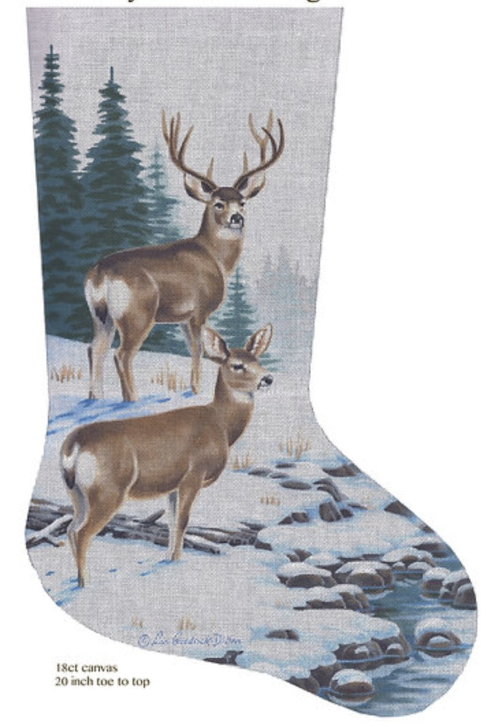 LGDAXS484 -Pair of Deer Stocking