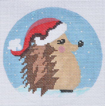 ZIA-77 - Santa Hedgehog Ornament