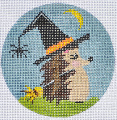 ZIA-81 - Witch Hedgehog Ornament