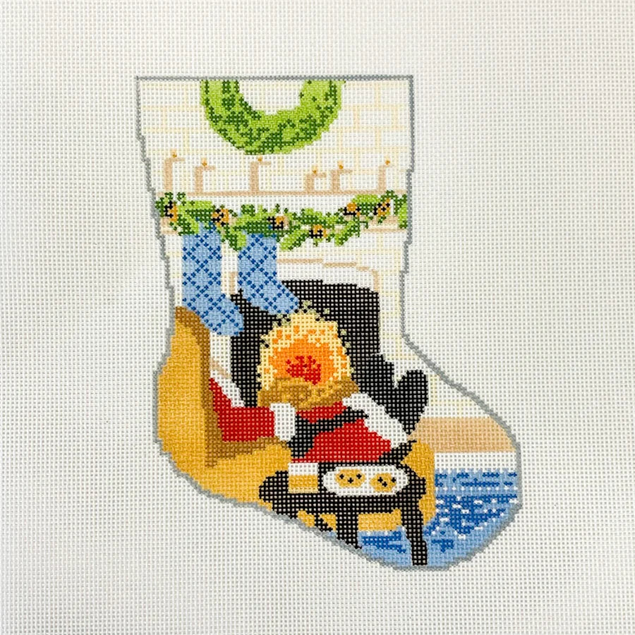 BS-33 - Santa's Nightcap Mini Stocking