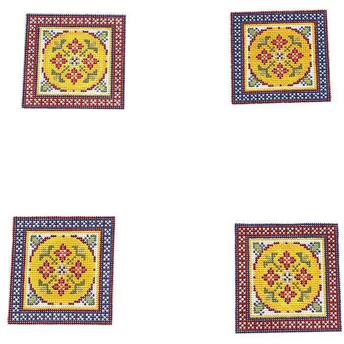 C23A - Calico Gardens Coaster Set - 13M