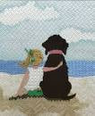 20008A - Best Friends - Girl and Dog - No Wording