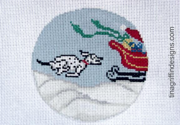 DOG-008 - The Chase Ornament
