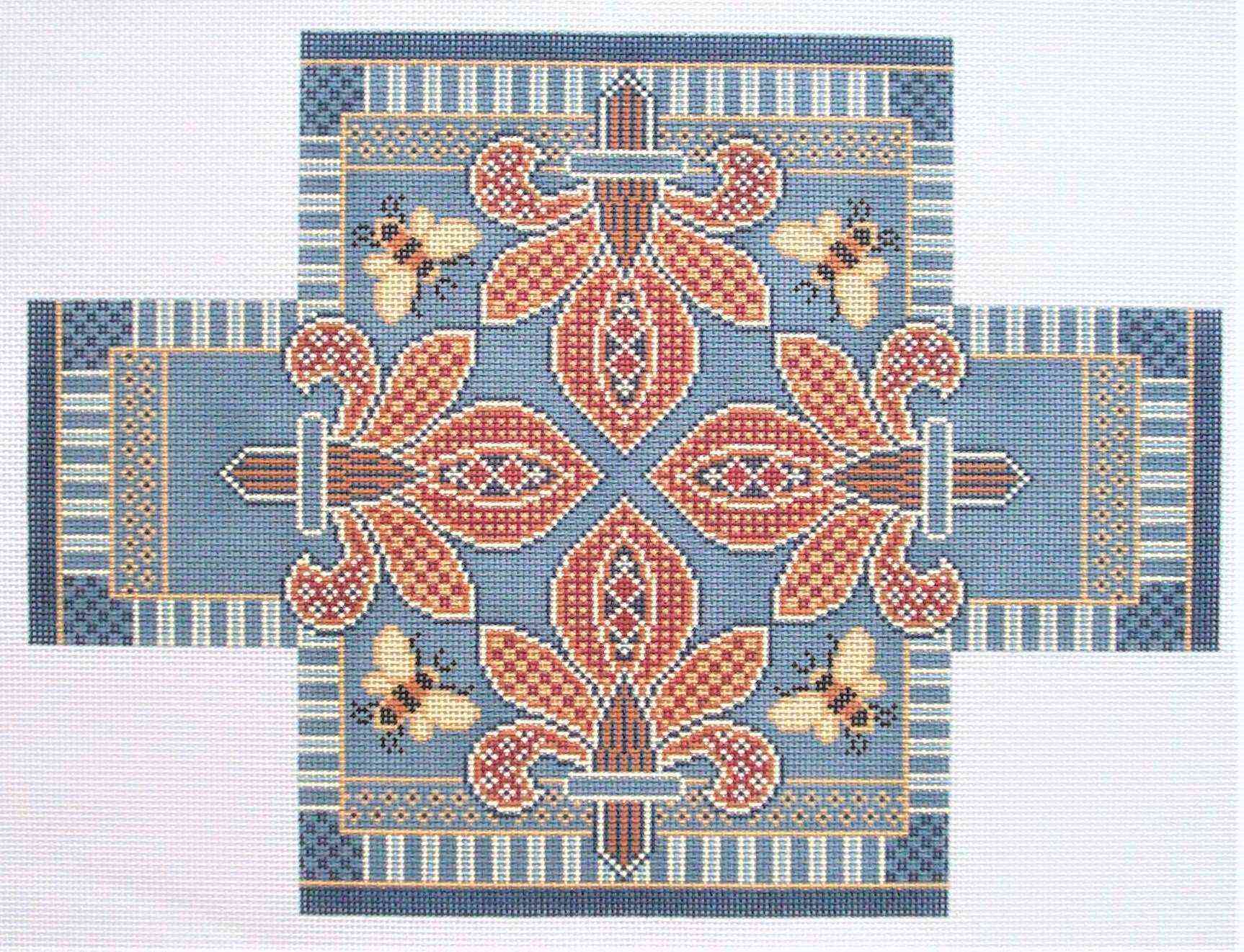 BC33A - Napoleonic Bees Brick Cover - Red