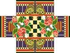 BC35 - Christmas Roses Brick Cover
