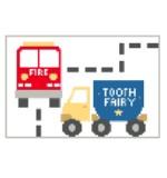 PT147 - Trucks Tooth Fairy Pillow