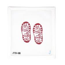 JTD116 - Believe Feet Prints