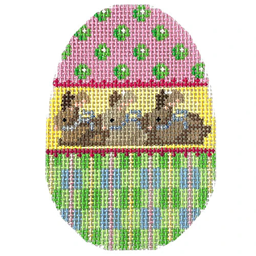 AT EG269 - Three Brown Bunnies Egg