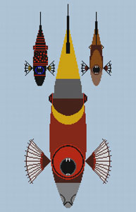 HC-T407 - Trigger Fish Trio