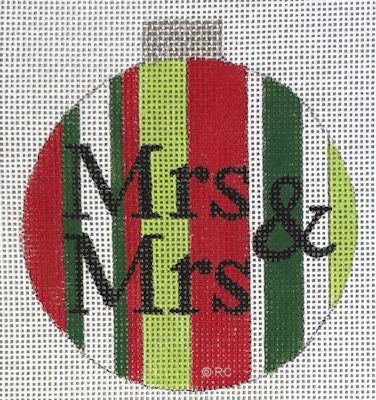 HO1943 - Mrs & Mrs Christmas Ornament