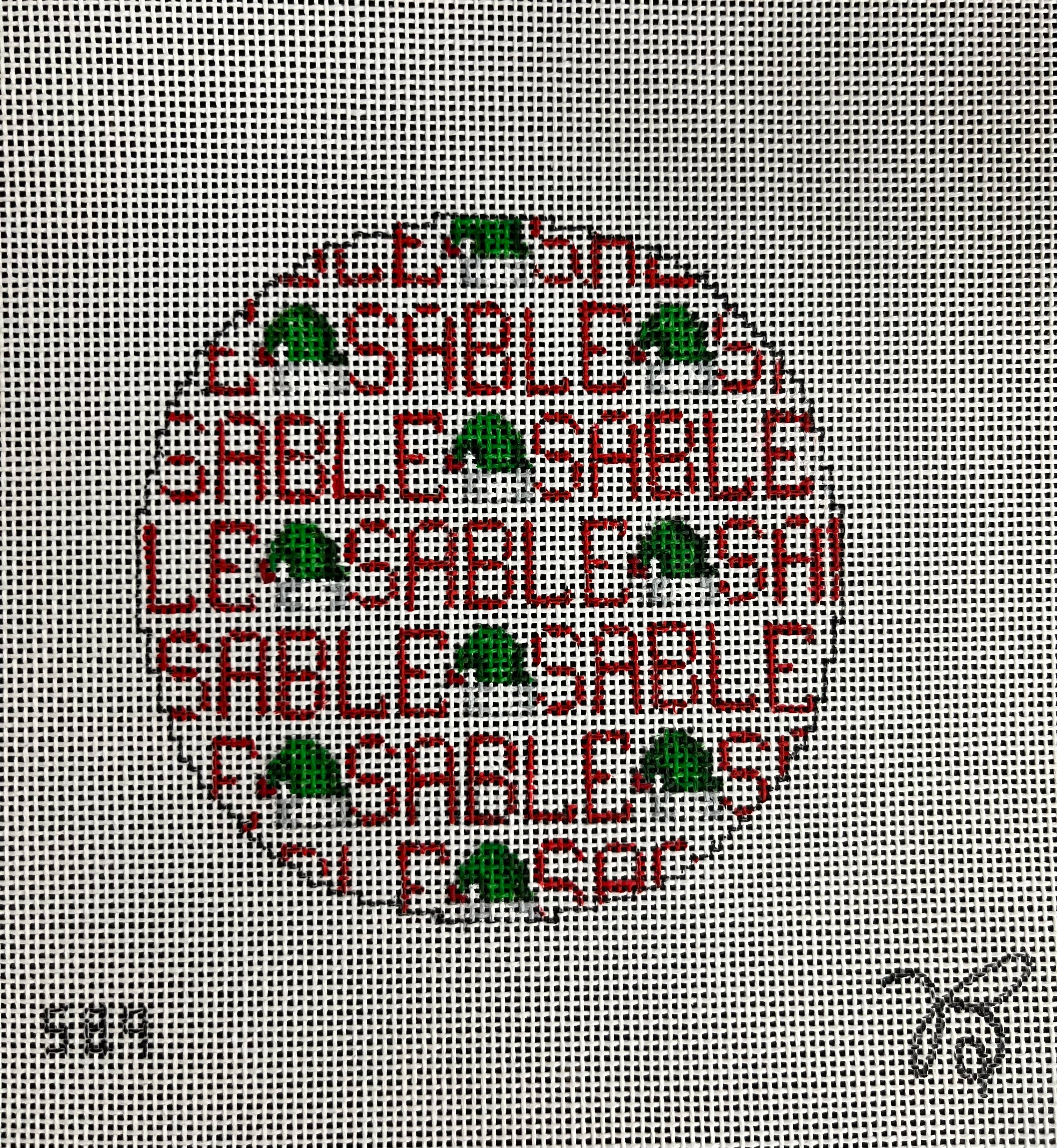 Custom Santa Hat 3.5-4" Rounds
