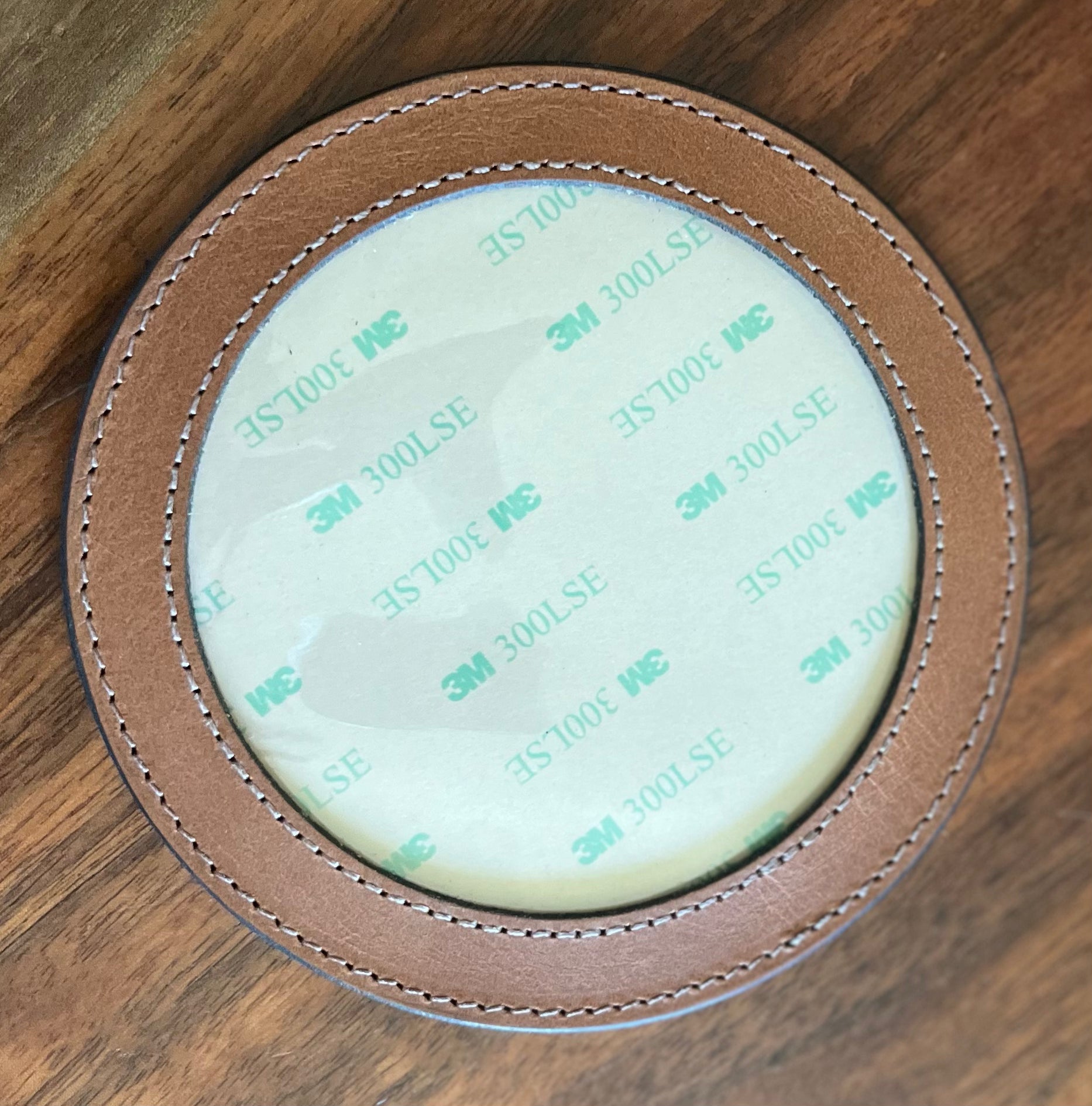 Leather Coaster - 3.75" Round Single Coaster