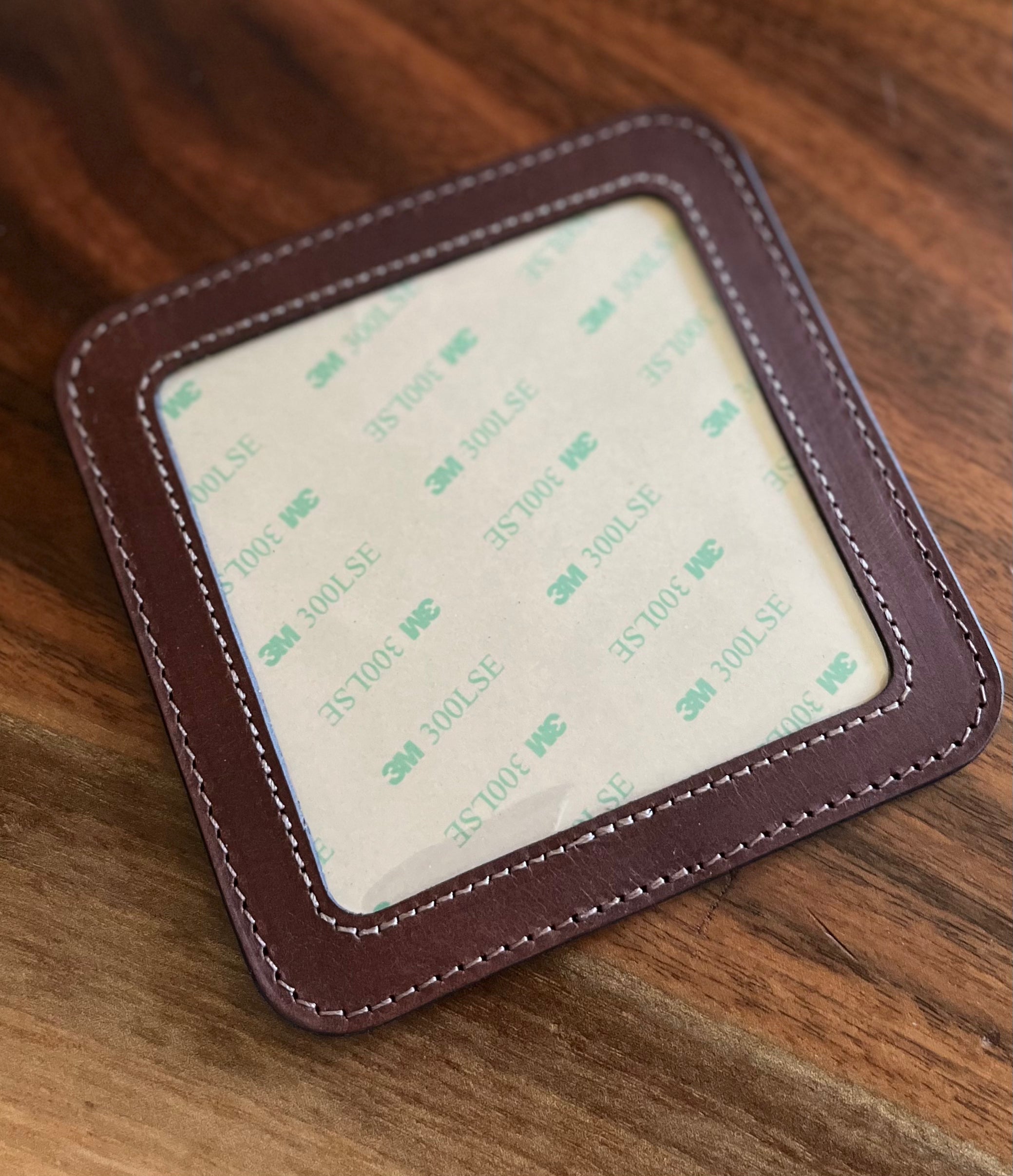 Leather Coaster - 3.75" Square Single Coaster