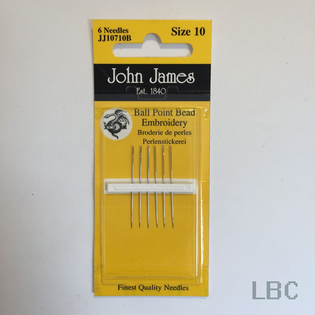 John James Sharp Point Bead Embroidery Needles